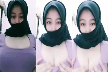 Dokumentasi Ukhti Hijab Cantik Bersantai Kasur